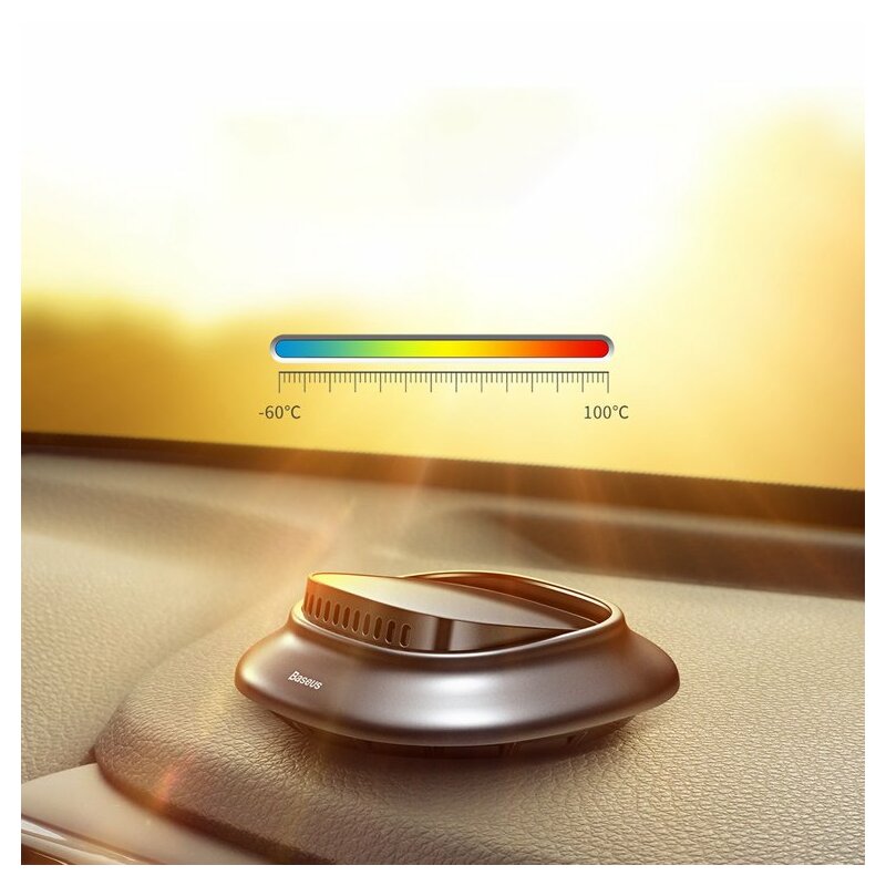 Odorizant Auto Baseus Mini Volcano Solid Fragrance Zero Odor In The Vehicle Fara Alcool - SUXUN-AH0S - Silver