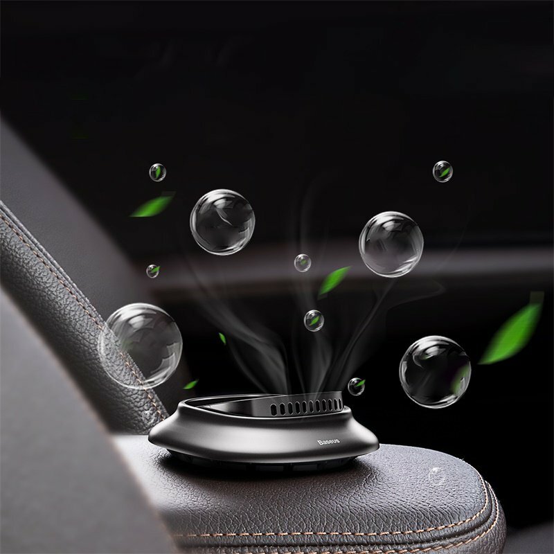 Odorizant Auto Baseus Mini Volcano Solid Fragrance Zero Odor In The Vehicle Fara Alcool - SUXUN-AH0S - Silver