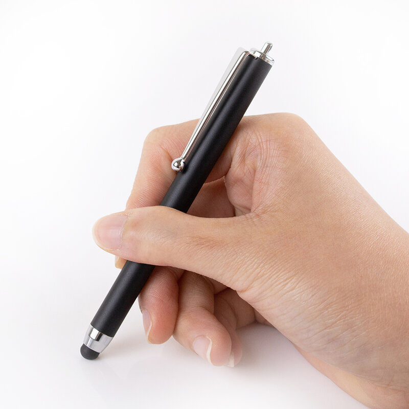 Stylus Pen Mobster, universal, Android, iOS, aluminiu, 6mm, negru, 1SXC-165