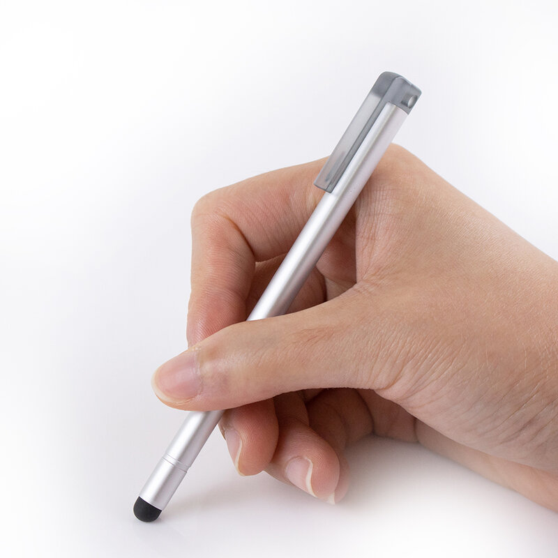 Stylus Pen Mobster, Android, iOS, aluminiu, 6mm, argintiu, 1SXC-206
