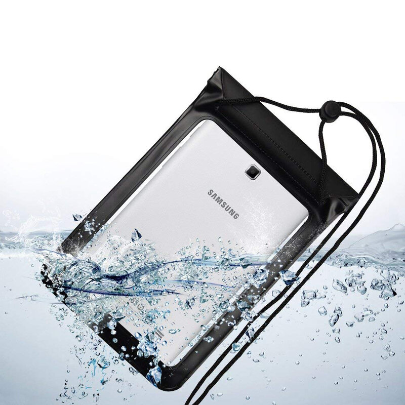 Husa Subacvatica Pentru Telefon/Tableta Universala Waterproof Case Pouch Dry Bag 8'' - Black