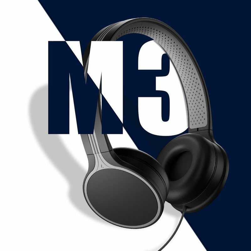 Casti On-Ear WK Design M3 Handsfree Cu Microfon Pe Fir High Quality Hi-Fi Mini Jack 3,5mm - Black