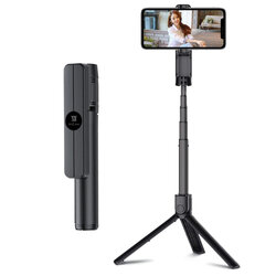 Suport Selfie Stick Remax XT-P018 With Tripod Telescopic Stand And Bluetooth Remote Controll - Black
