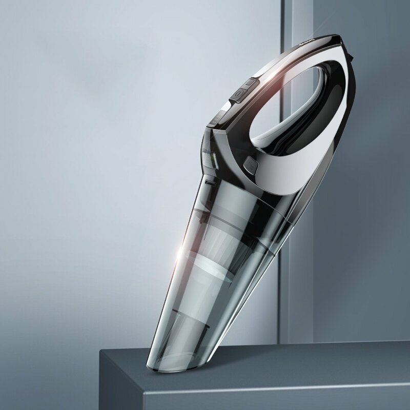 Aspirator Auto Baseus Shark One H-501 Universal Cu Fir De 4.5M Si Filtru Lavabil HEPA 65W - ACH501-01 - Black