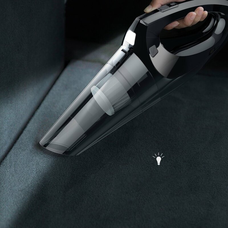 Aspirator Auto Baseus Shark One H-501 Universal Cu Fir De 4.5M Si Filtru Lavabil HEPA 65W - ACH501-01 - Black