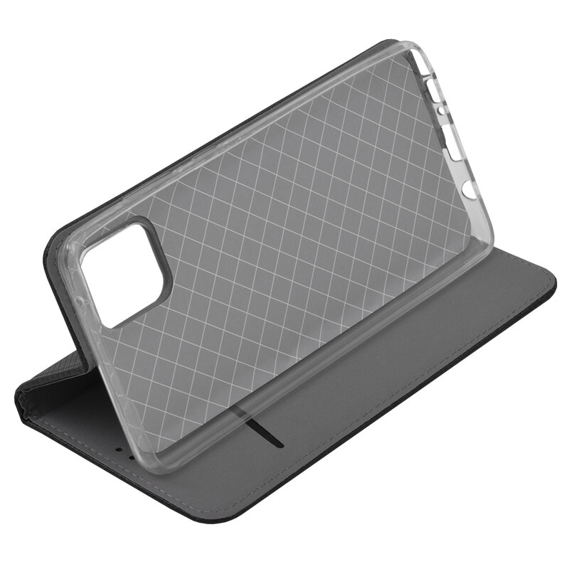 Husa Smart Book Samsung Galaxy Note 10 Lite Flip - Negru