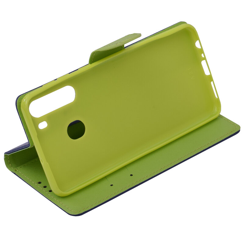 Husa Samsung Galaxy A21 Flip MyFancy - Albastru