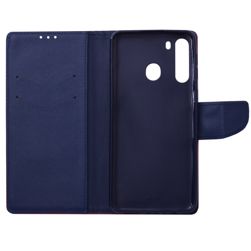 Husa Samsung Galaxy A21 Flip MyFancy - Rosu