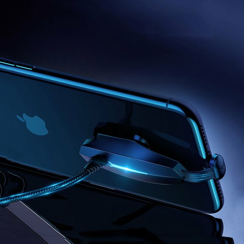 Cablu De Date Baseus Colorful Mobile Games USB/Type-C Charging For Gamers 2A 2m - CATXA-B01 - Black