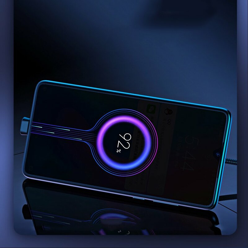 Cablu De Date Baseus Colorful Mobile Games USB/Lightning Charging For Gamers 1.5A 2m - CALXA-B01 - Black