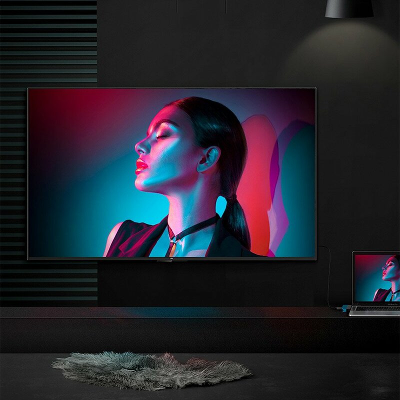 Hub Baseus Multifunctional Adapter Type-C PD 60W/Type-C 15W/HDMI 4K/2x USB 3.0 - CAHUB-TS0G - Gray