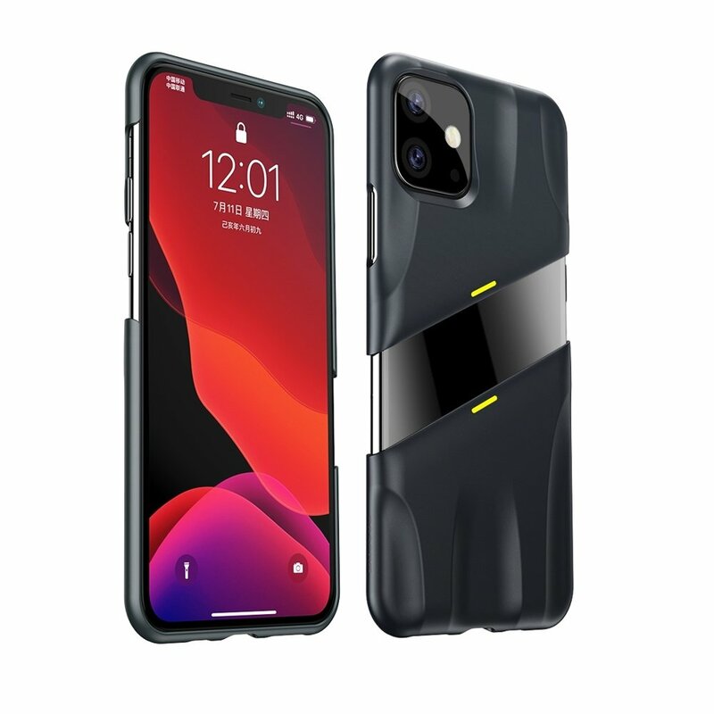 Husa iPhone 11 Baseus Let''s go Airflow Cooling Game - WIAPIPH61S-GMGY - Gray