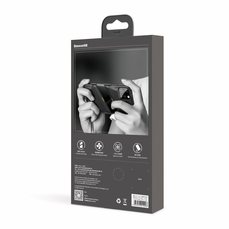 Husa iPhone 11 Baseus Let''s go Airflow Cooling Game - WIAPIPH61S-GMGY - Gray