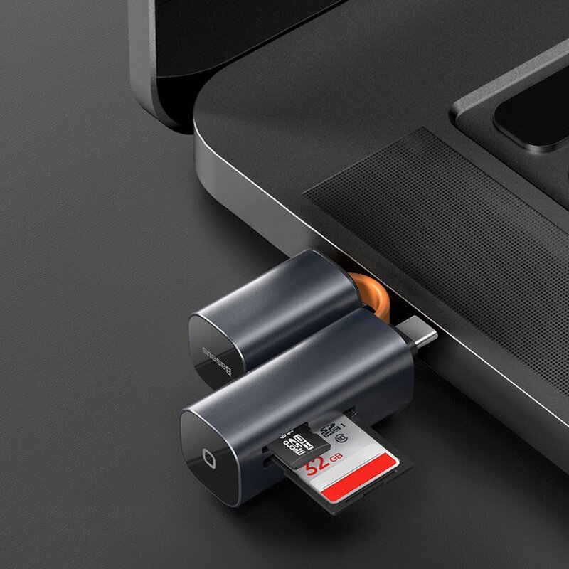 Card Reader Baseus mini SD/micro-SD/TF USB/USB Type-C Plug ...