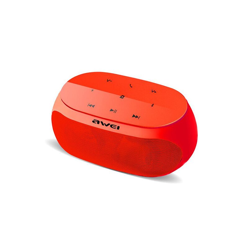 Boxa Portabila Awei Y200 Bluetooth Speaker Wireless Professional Subwoofer 9W - Red 