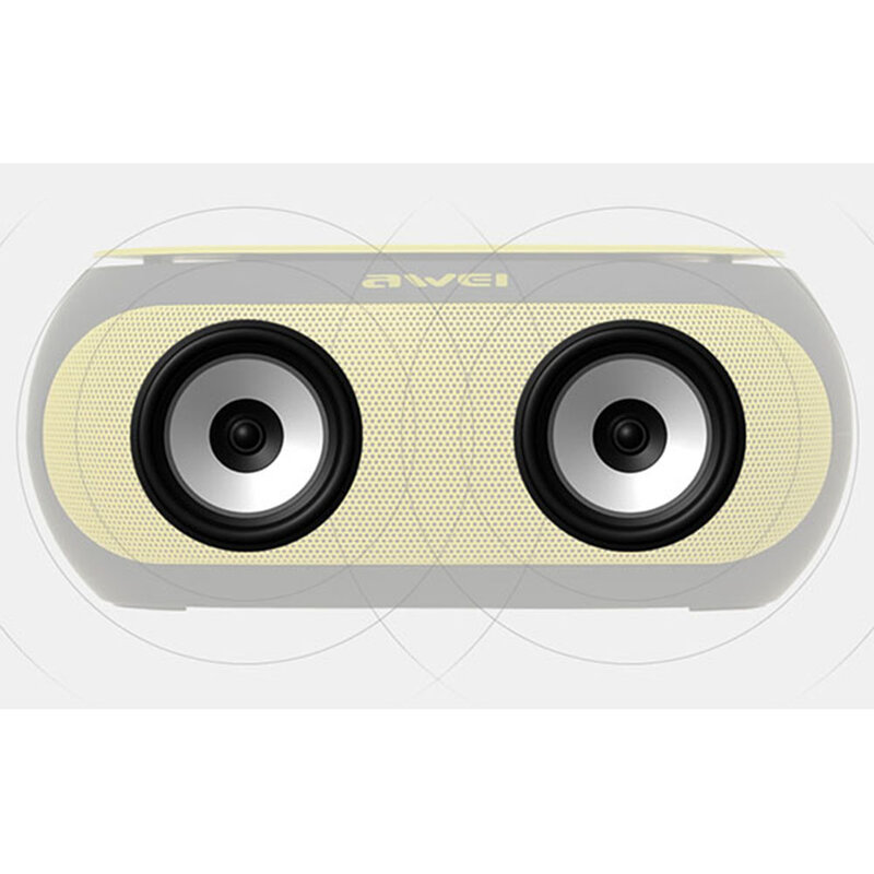 Boxa Portabila Awei Y200 Bluetooth Speaker Wireless Professional Subwoofer 9W - Red 