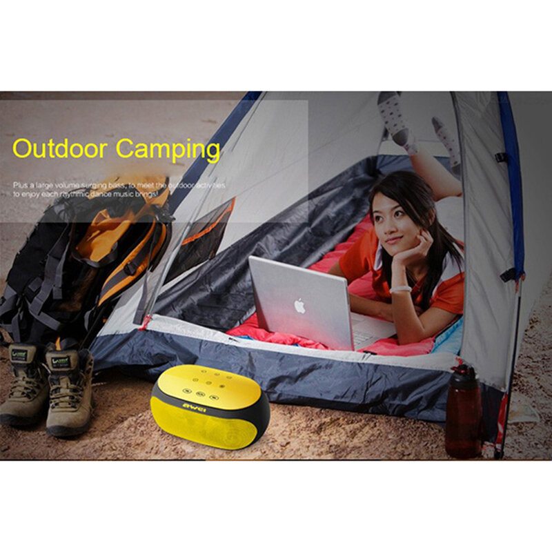 Boxa Portabila Awei Y200 Bluetooth Speaker Wireless Professional Subwoofer 9W - Red 