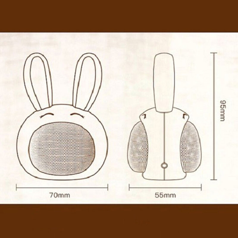 Boxa Portabila Awei Y700 Mini Rabbit Bluetooth Wireless Speaker Universala Pentru Copii 3W - Yellow