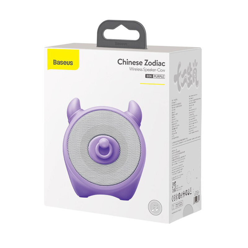 Boxa Portabila Baseus E06 Chinese Zodiac Wireless Bluetooth Speaker Pentru Copii 5W - NGE06-05 - Cow