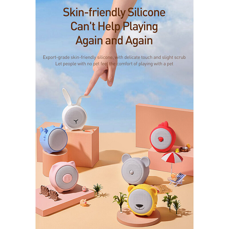 Boxa Portabila Baseus E06 Chinese Zodiac Wireless Bluetooth Speaker Pentru Copii 5W - NGE06-A02 - Rabbit