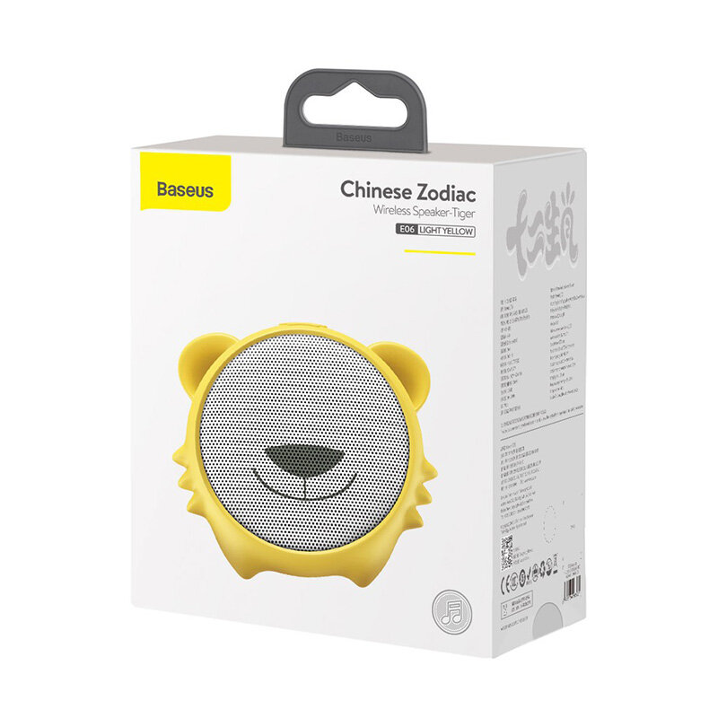 Boxa Portabila Baseus E06 Chinese Zodiac Wireless Bluetooth Speaker Pentru Copii 5W - NGE06-A0Y - Tiger