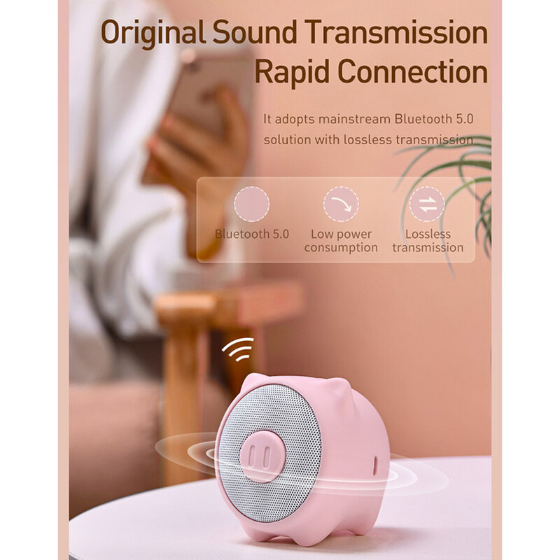 Boxa Portabila Baseus E06 Chinese Zodiac Wireless Bluetooth Speaker Pentru Copii 5W - NGE06-B02 - Sheep