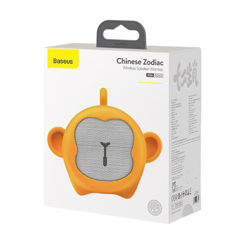 Boxa Portabila Baseus E06 Chinese Zodiac Wireless Bluetooth Speaker Pentru Copii 5W - NGE06-B0Y - Monkey