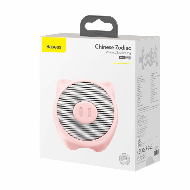 Boxa Portabila Baseus E06 Chinese Zodiac Wireless Bluetooth Speaker Pentru Copii 5W - NGE06-04 - Pig