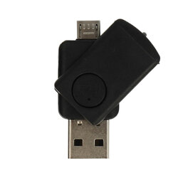 Card Reader Otg 480 Mbps USB 2.0 + Micro-USB - Negru