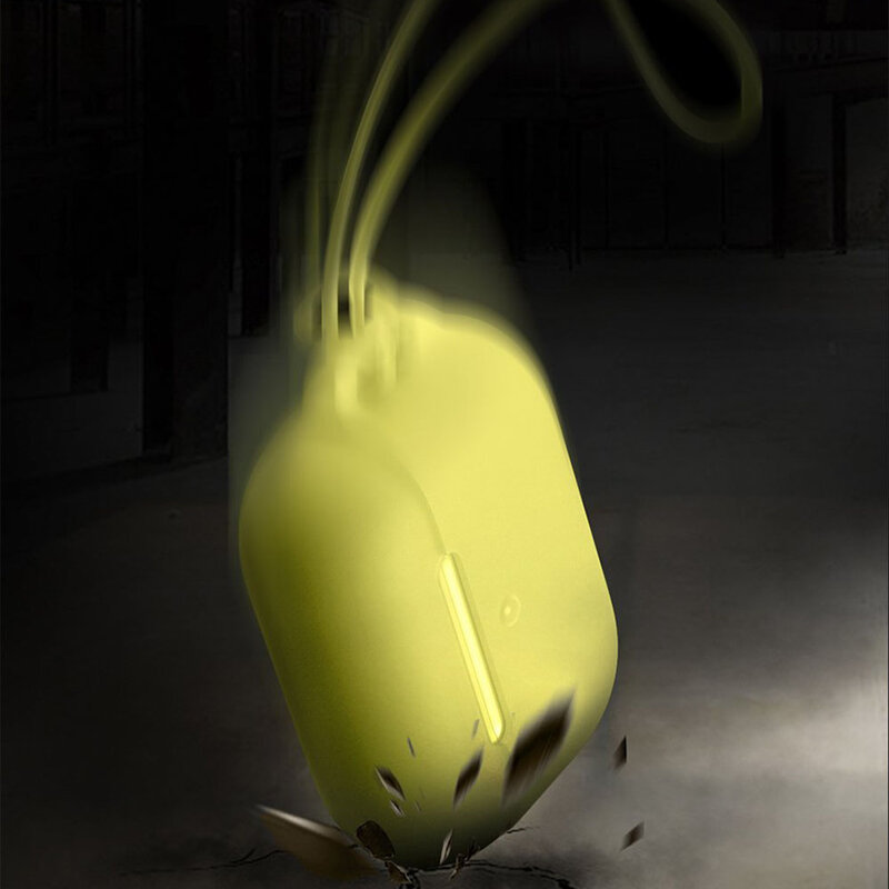 Husa Apple Airpods Pro Baseus Let''s go Jelly Lanyard Case Silica Gel Cu Strap Siliconic - WIAPPOD-D02 - White