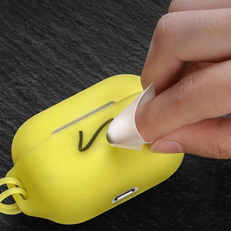 Husa Apple Airpods Pro Baseus Let''s go Jelly Lanyard Case Silica Gel Cu Strap Siliconic - WIAPPOD-D02 - White