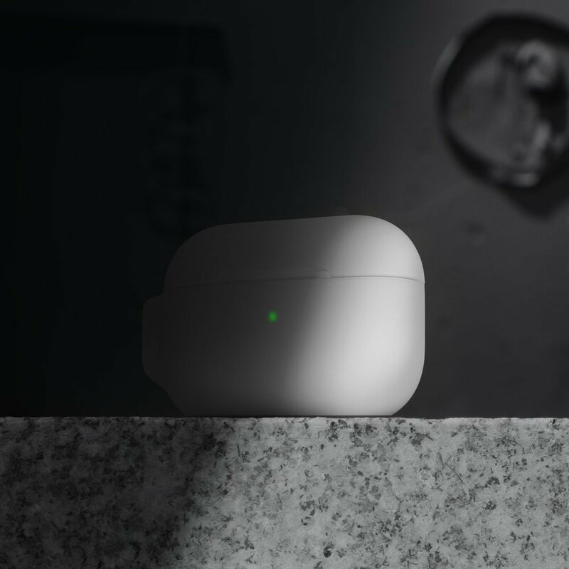 Husa Apple Airpods Pro Baseus Let''s go Jelly Lanyard Case Silica Gel Cu Strap Siliconic - WIAPPOD-D02 - White