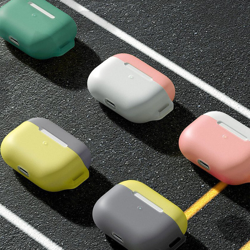 Husa Apple Airpods Pro Baseus Let''s go Jelly Lanyard Case Silica Gel Cu Strap Siliconic - WIAPPOD-D02 - White