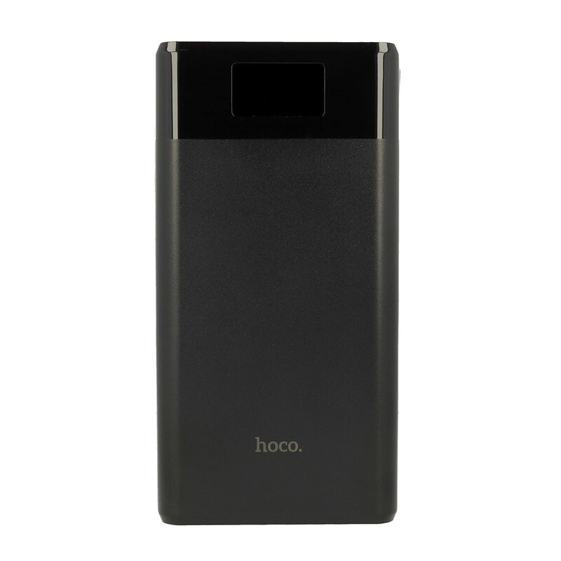 Baterie Externa Hoco B35E Entourage 3xUSB Digital Display 30000mAh - Negru
