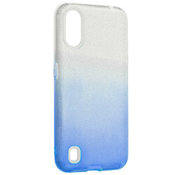 Husa Samsung Galaxy A01 Gradient Color - TPU Sclipici - Albastru