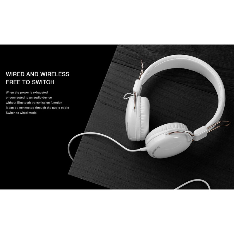 Casti On-Ear Wired Recci Angel REH-B02 - Alb