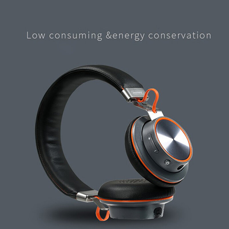 Casti On-Ear Remax Bluetooth Headset Hi-Res Audio Wireless - RB-195HB - White