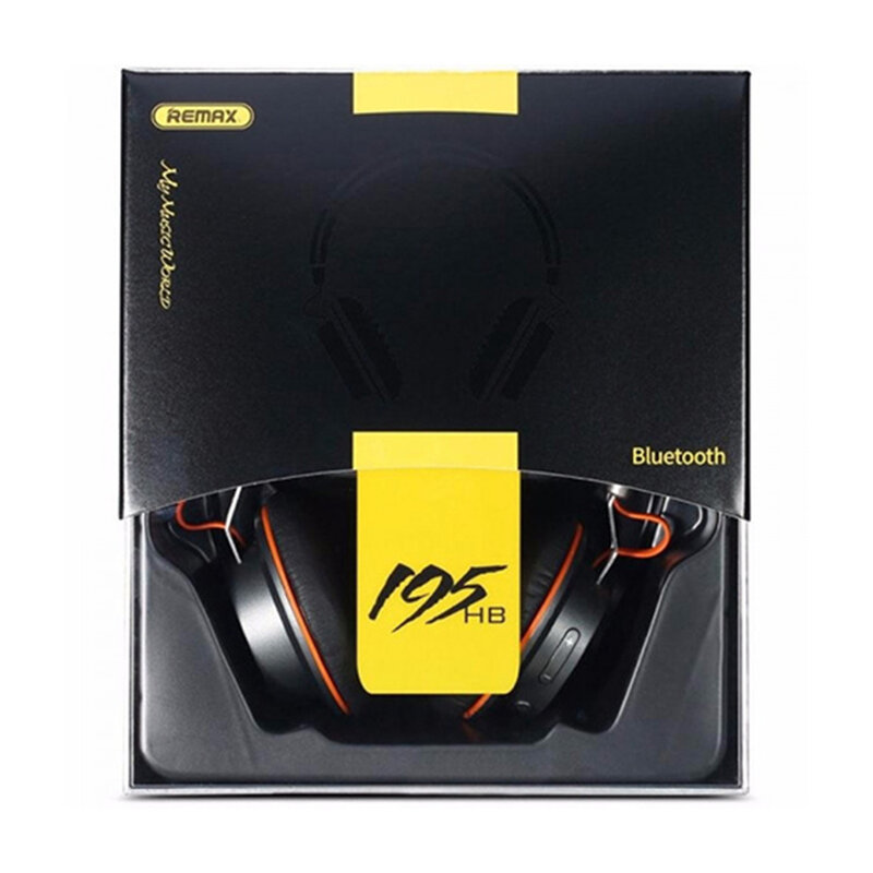 Casti On-Ear Remax Bluetooth Headset Hi-Res Audio Wireless - RB-195HB - White