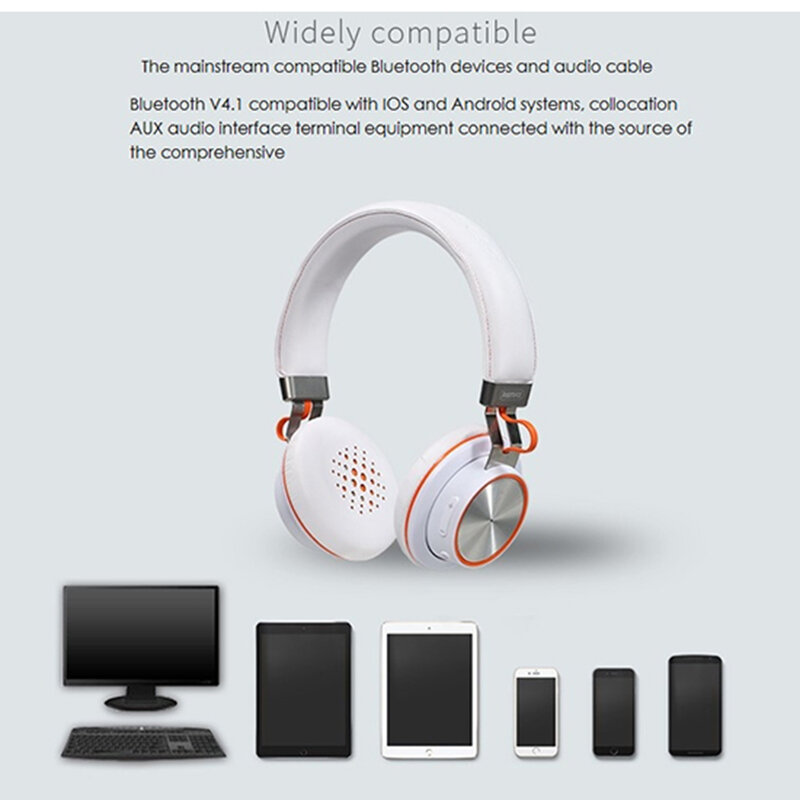 Casti On-Ear Remax Bluetooth Headset Hi-Res Audio Wireless - RB-195HB - Black