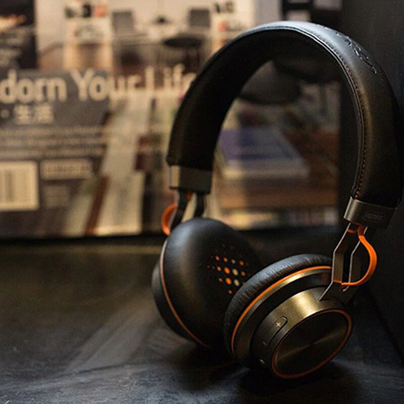 Casti On-Ear Remax Bluetooth Headset Hi-Res Audio Wireless - RB-195HB - Black