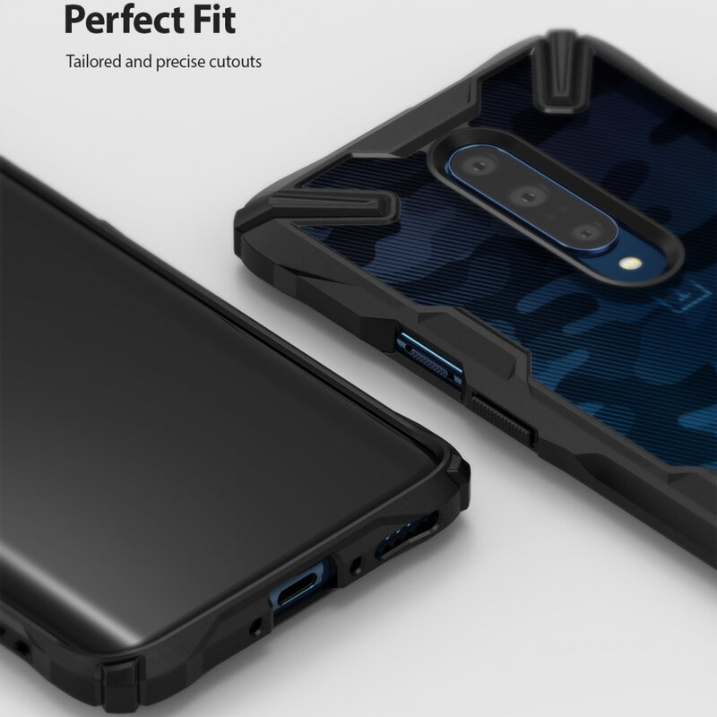 Husa OnePlus 8 Ringke Fusion X Design - Camo Black