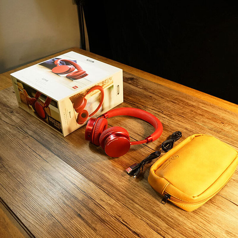 Casti On-Ear Remax Wireless Stereo Headphone Bluetooth V4.2 - RB-520HB - Red