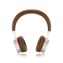 Casti On-Ear Remax Wireless Stereo Headphone Bluetooth V4.2 - RB-520HB - Gold/Brown