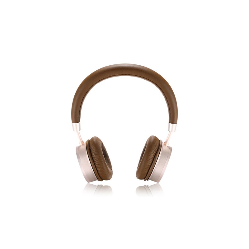 Casti On-Ear Remax Wireless Stereo Headphone Bluetooth V4.2 - RB-520HB - Gold/Brown