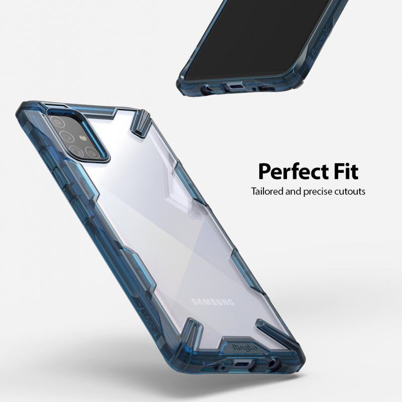 Husa Samsung Galaxy A51 4G Ringke Fusion X - Space Blue