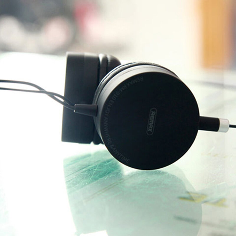 Casti On-Ear Remax Smart High Quality Stereo Sound Cu Microfon 3.5mm - RM-910 - Black