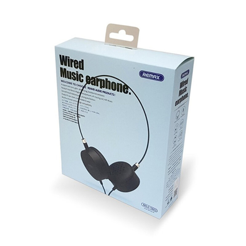 Casti On-Ear Remax Smart High Quality Stereo Sound Cu Microfon 3.5mm - RM-910 - Black