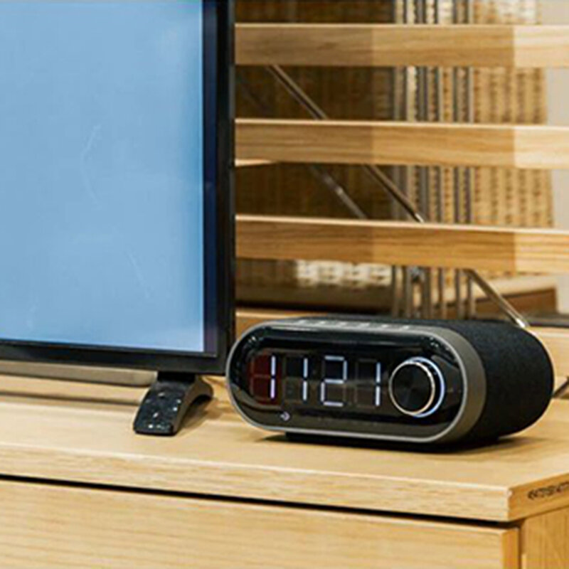 Boxa Portabila Remax Bluetooth Wireless With Alarm Clock/LED - RB-M26 - Black