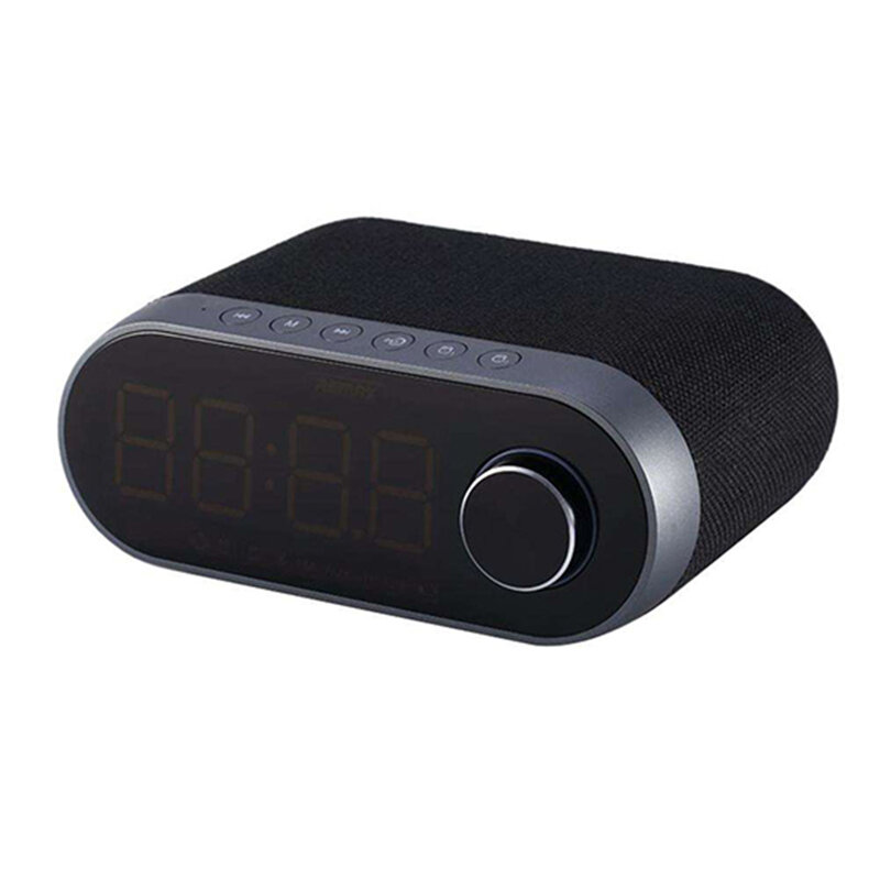 Boxa Portabila Remax Bluetooth Wireless With Alarm Clock/LED - RB-M26 - Black
