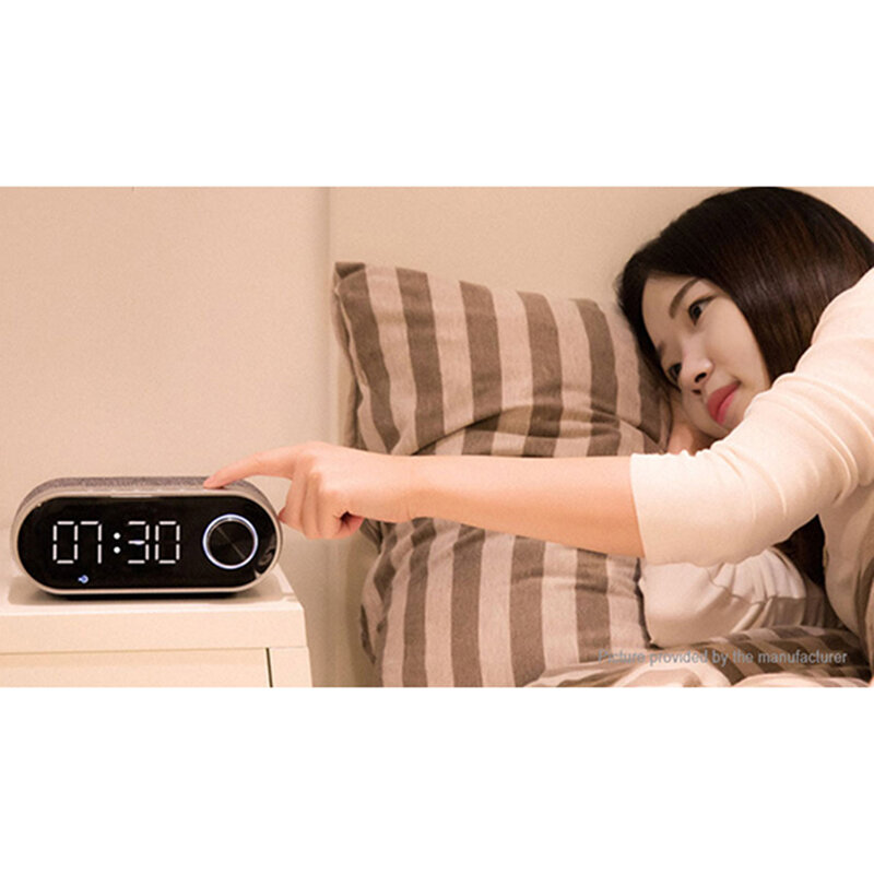 Boxa Portabila Remax Bluetooth Wireless With Alarm Clock/LED - RB-M26 - Silver